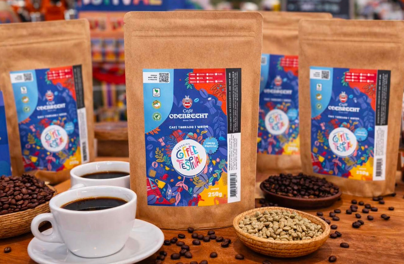 Café Odebrecht em Grãos 100% Arábica Limited Edition Coffee Festival Londrina 250g